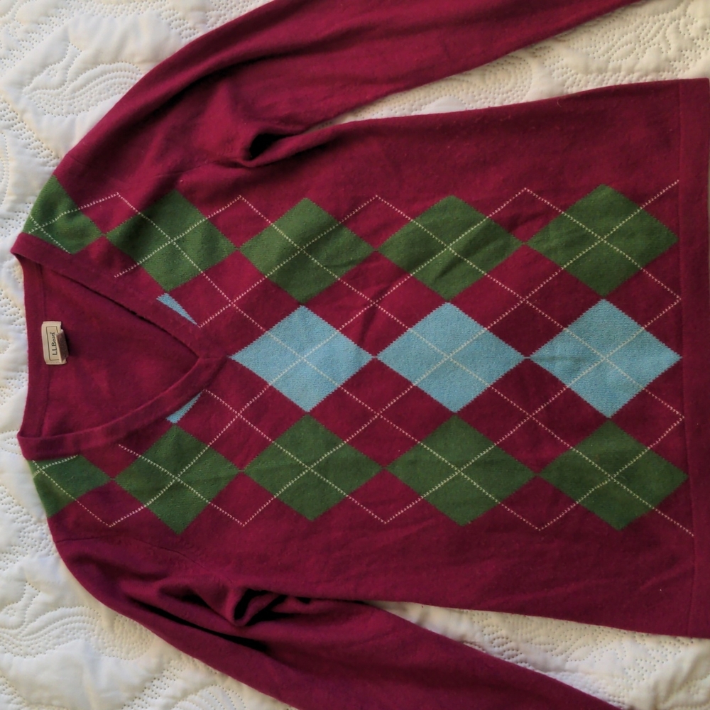 L.l Bean size medium 100% cashmere sweater